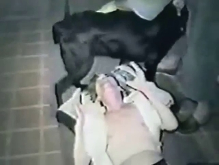 Couple featured in a threesome zoophile porn vid